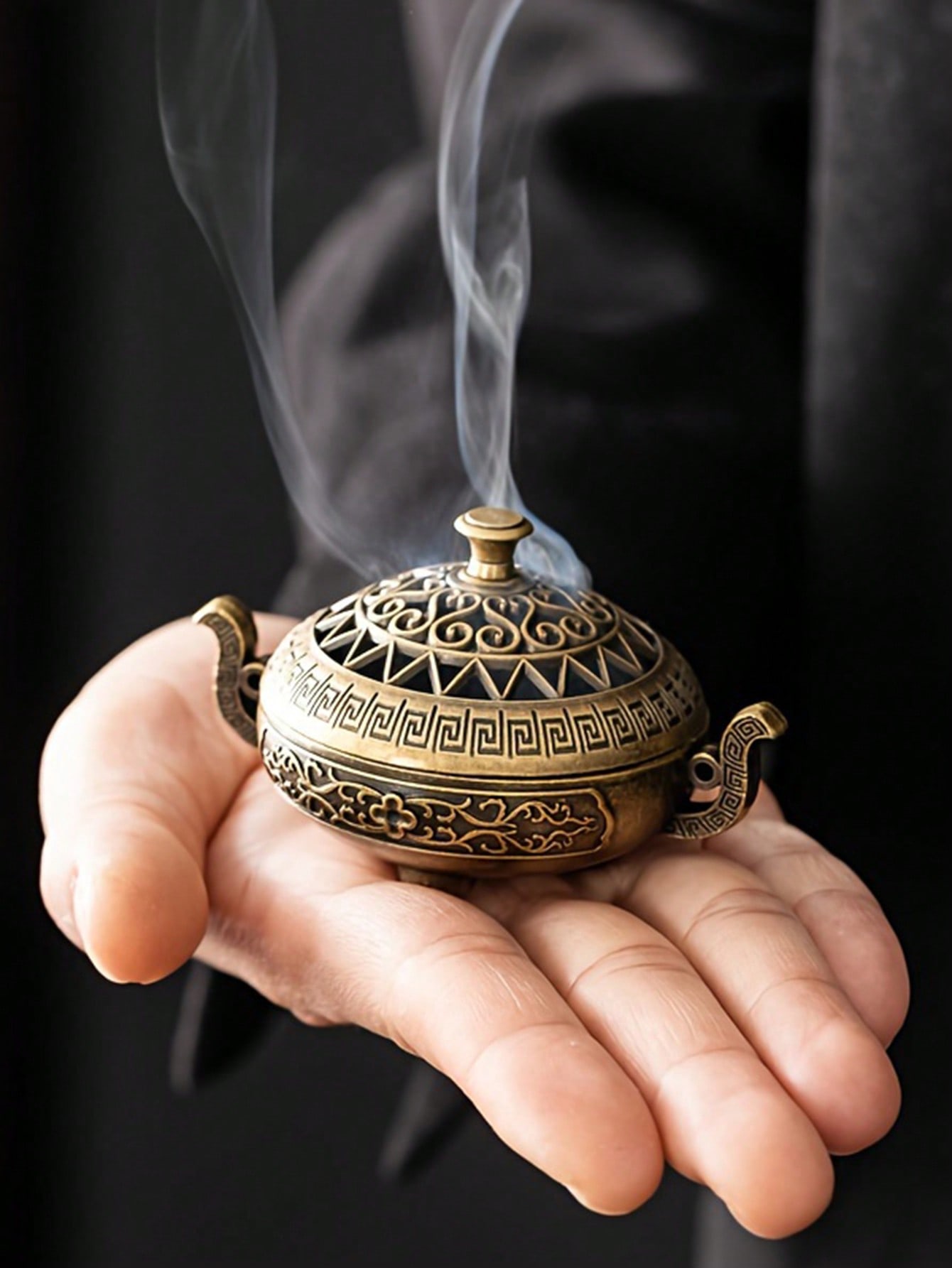 Nepal Style Brass Incense Burn - Home Fragrance Gift ulasan dan harga