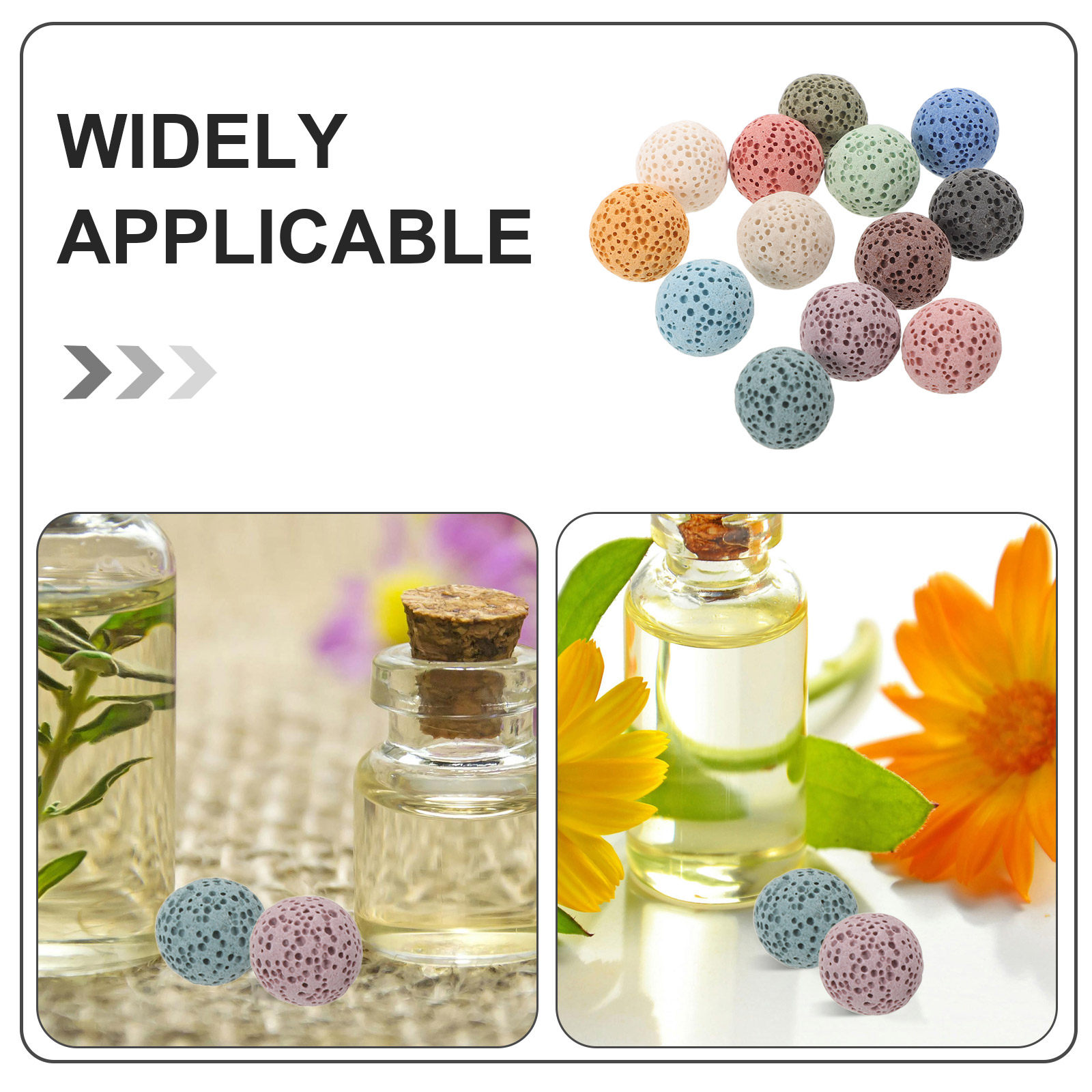26Pcs Volcanic Stone Beads Ass - Home Fragrance Usa ulasan dan harga